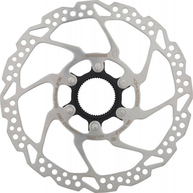 Тормозной диск SHIMANO RT54, 180 мм, CENTER LOCK, только для пластиковых колодок ESMRT54M